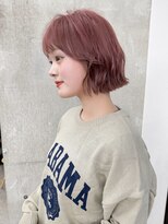 ガーデン 渋谷(GARDEN)&nbsp;小顔大人ボブ暗めカラーミディアムデザインカラー