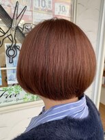 フリー(Free)&nbsp;ツヤ髪さらさらショートボブ×白髪染めオーガニックカラー