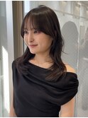 顔まわりで差がつく小顔レイヤー