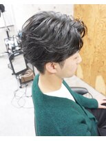ヘアテリア リュウ 大塚(hair teria ryu) メンズパーマ/フェザーセンターパート/フェザーパーマ