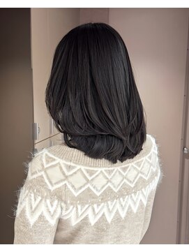 メゾンマイル 恵比寿(maison mile) 大人綺麗なブラウンカラー/顔まわりカット/白髪ぼかし/恵比寿駅