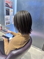 ファースト 東仙台店(first)&nbsp;アンブレラカラー・グレージュ・切りっぱなし