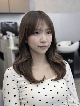 シエテ 津田沼(Siete) 似合わせカット/ダークアッシュ/ミディアムレイヤー/津田沼