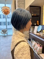 エルサフィロ ヨドヤバシ(el zafiro yodoyabashi)&nbsp;ブルーカラー　ブリーチカラー