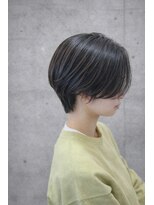 カットワークススリックバイフェローズ(CUT WORKS SLICK by fellows)&nbsp;立体感ショート×ナチュラルハイライト