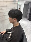 刈り上げセンターパート