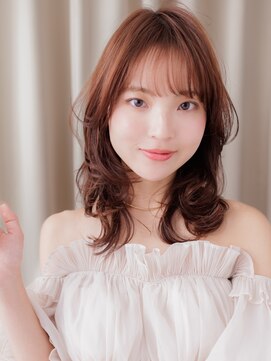 モッズヘア 越谷(mod's hair) ブリーチなしコテ巻き風パーマハッシュレイヤーZ越谷20代30代