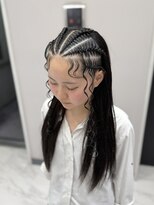 ヘアーグランデシーク(Hair Grande Seeek) ハーフコーンロウ体育祭アレンジスタイル