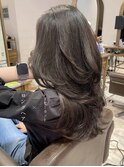 ロングレイヤーカット/ウルフカット¥顔まわり
