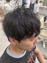 モリオフロムロンドン 大宮店(morio from London)&nbsp;ちょいツイスト メンズパーマ   村田