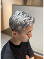 バンブーグラス バイ ユアーズヘアー(Bamboo grass by youres hair)&nbsp;シルバーメンズアップバング