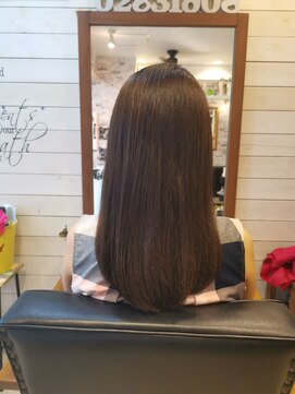 ラウンジアンドヘアープラスグランツ(lounge&hair+grants) サラサラすぎるセミロング