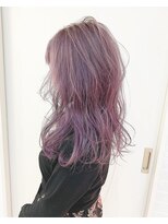 シェリ ヘアデザイン(CHERIE hair design) ピンクパープル×ウェーブ☆