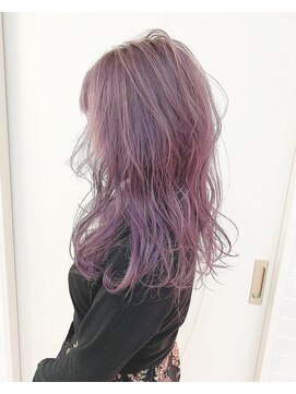 シェリ ヘアデザイン(CHERIE hair design) ピンクパープル×ウェーブ☆