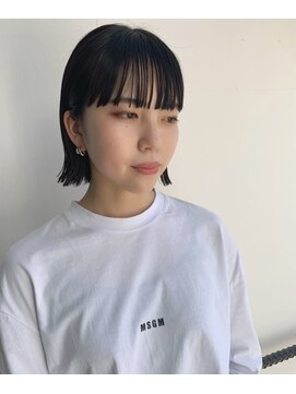 タイドヘアー(tide hair) ワイドバングボブ