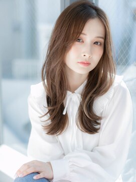 ローマ ギンザ(ROMA Ginza) 【ROMA銀座】かきあげバング/大人ガーリー/韓国風レイヤーロング