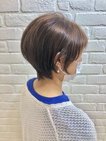 デイジー インデックスヘア 大島店(DAISY index hair)&nbsp;多毛でもコンパクトマッシュショートボブくびれヘアショート