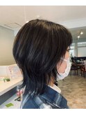 マッシュウルフ・インナーカラー
