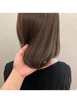 アンドワン 自由が丘(＆ONE) 【&ONE 自由が丘】ラベンダーグレージュ　× ボブ