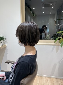 コノアラボ 守谷店(Conoah labo) 人気！脱白髪染めハイライト×透明感ショート
