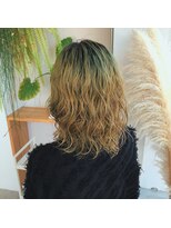 アクセヘアー 町田(acce hair)&nbsp;ブリーチ毛へのウェーブパーマ
