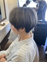 ミュウ(Private hair salon Miu)&nbsp;ショート【ツートンカラーシルバー】