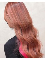 ベジータ(VEGETA) pale pink highlight×neon pink inner