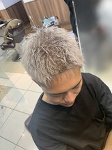 【バランス】人気のラフな束感スタイルをトータルバランスで似合わせ!!