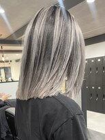 ムク 横浜店(muku) ミルクティーベージュダブルカラーインナーカラーケアブリーチ