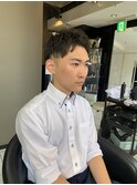 ショートアップバングラフショートアップバング骨格矯正カット