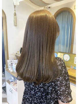 ロンドアベニール 北千住(Lond avenir) 【髪質改善】ブリーチなし　オリーブベージュ　北千住