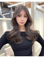 アフロートリノ(AFLOAT Leino)&nbsp;大人可愛い韓国ヘア　レイヤーカット　顔まわり前髪似合わせ#