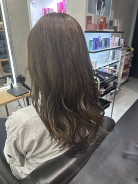 フラミューム 蒲田店(flammeum) ブリーチなし明るめブルージュ