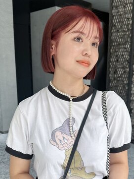 ローネス(LONESS) ぷつっとボブ　暖色カラー　ミニボブ