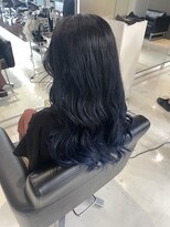 シャンプーボーイエイムス(SHAMPOO BOY aims) 裾カラーネイビー