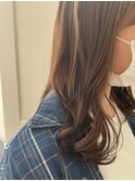 透明感抜群外国人風カラー★カット＋イルミナカラー＋うる艶TR