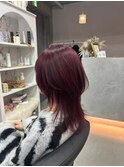 ハイトーンウルフカット
