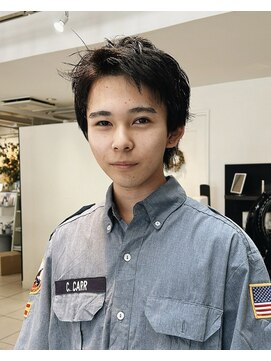 メゾンアクア 表参道(Maison ACQUA) =メンズボブ/スパイキーショート/ニュアンスパーマ/MEN’S HAIR