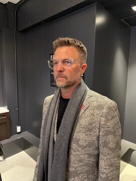 ザマンニューヨーク 南麻布店(THE MAN NewYork) 大人外国人風イケオジショートフェード:大村 大心