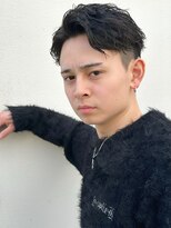 ロンドガルマン 名古屋(Lond GULLMAN)&nbsp;【Lond GULLMAN江村】スリックバック×波打ちパーマ