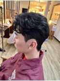 中華風ダウンパーマ