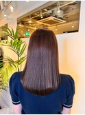 髪質改善＊ロングレイヤーグレーベージュ＊美髪【Zina船橋】