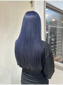 韓国風 レイヤーカット[ネイビーブルー]南浦和/浦和/韓国　41