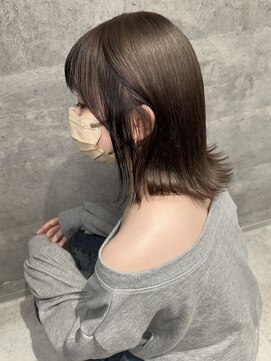 ルイス(L'wis) クリアブラウン学割U24ケアブリーチ10代20代インナーカラー渋谷