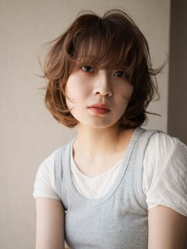 キジ(kiji) ボブ/くせ毛風パーマ/ボブパーマ/ショートボブ/久屋/丸の内