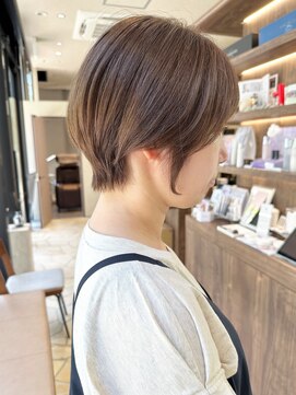 ジアン バイ ミルボン 西宮ガーデンズプラス(GIEN by milbon) 大人ショート/くびれショート/マッシュショート/マロンベージュ