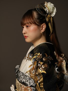 リボン 振袖フォト