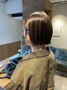 ムード(MOOD,) 暗めカラー/グランマッシュ[レイヤーカット/髪質改善/銀座]