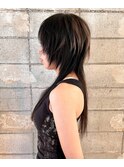 【Haco+】Shiho_暗めカラー_レイヤーカット