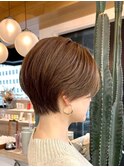 オリーブグレー/ショートボブ/ココアベージュ/黒髪/小顔/札幌